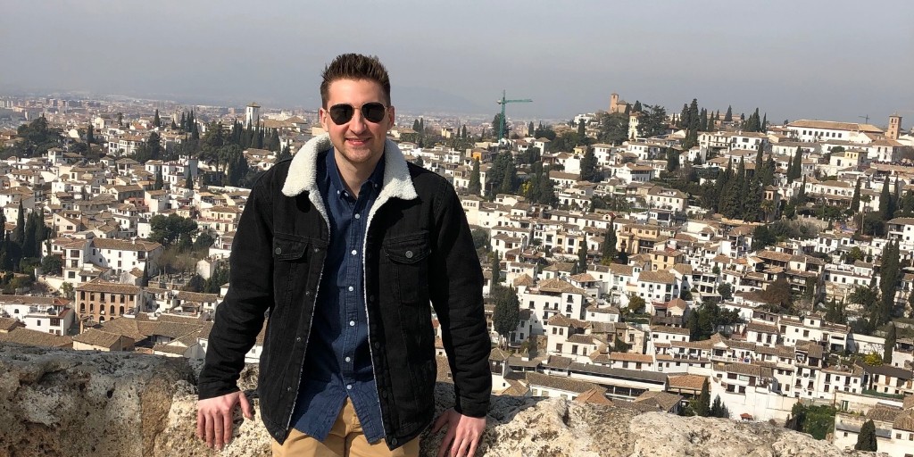 HIEP recipients in Spain - Jared Rusin overlooking Seville